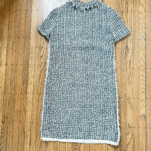 Lanvin Black & White Tweed Dress - Size 8 - Picture 5 of 9